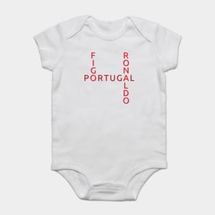 Luis Figo Portugal Cristiano Ronaldo Baby Bodysuit